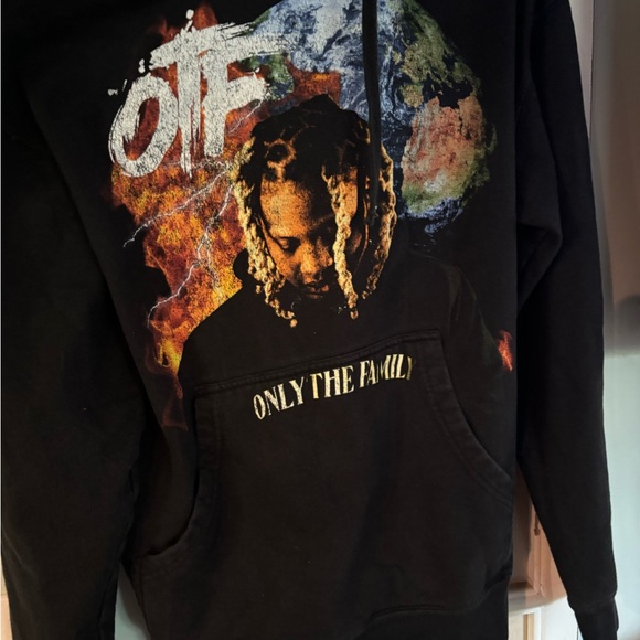 Lil Durk Only The Family Portrait Hoodie Adult S/M - Picture 2 of 4